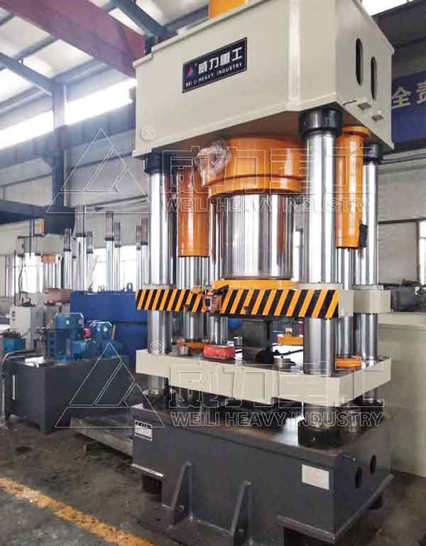 800噸四梁四柱液壓機，稀土合金粉末成型液壓機